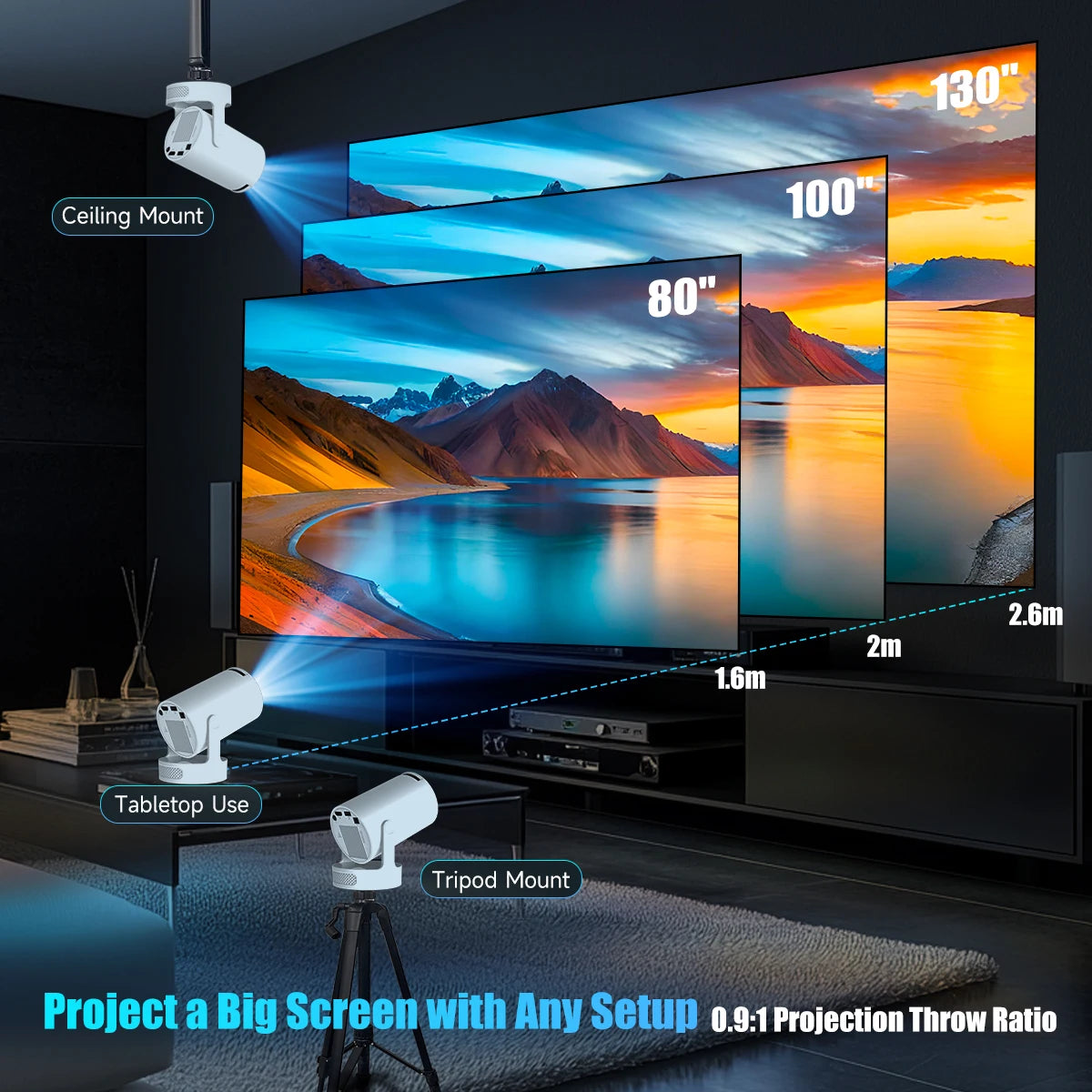 Magcubic HY300 Pro+ Smart Projector
