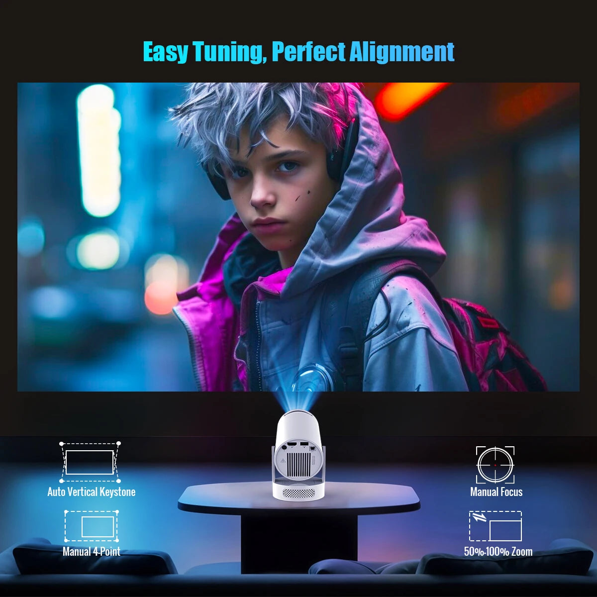 Magcubic HY300 Pro+ Smart Projector
